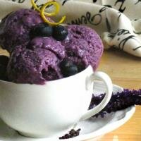 Honey Blueberry Basil Ice Cream Recipe