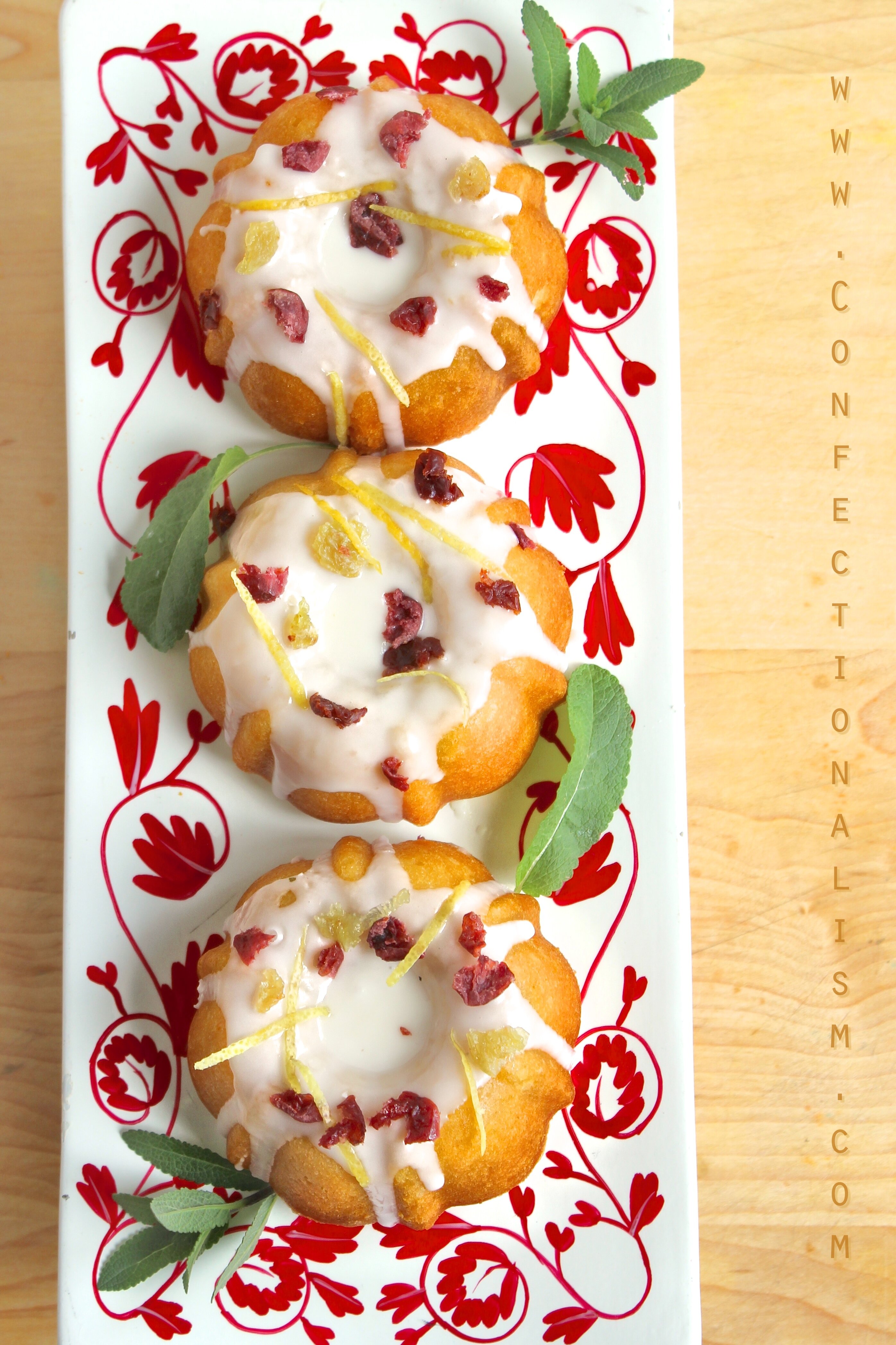 Mini Double Lemon Bundt Cakes Recipe Confectionalism.com