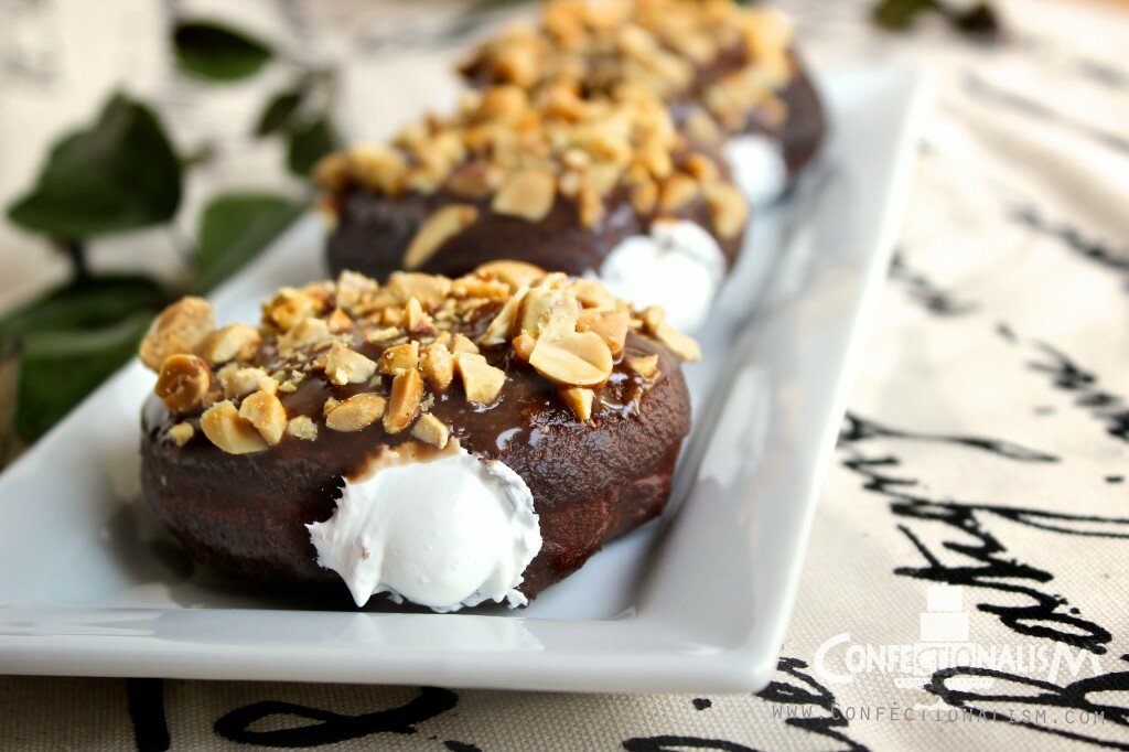 rocky road doughnuts recipe confectionalism.com